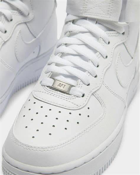 nike air force 1 white hoog|white air force 1 high shoes.